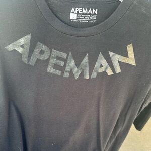Apeman Black Graphic Men's Tee